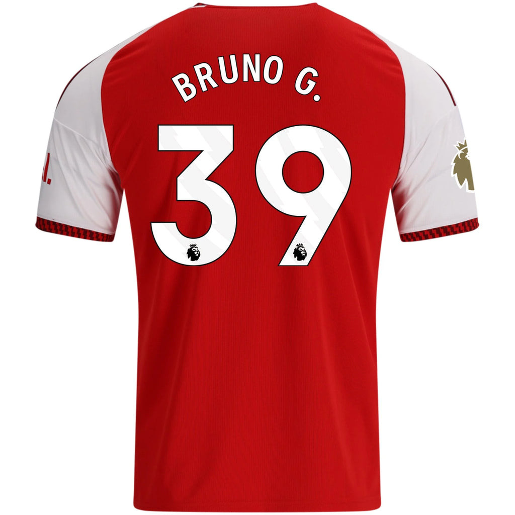 Men's Replica Bruno G. Arsenal Home Jersey 26/27