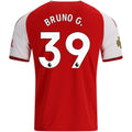 Men's Replica Bruno G. Arsenal Home Jersey 26/27