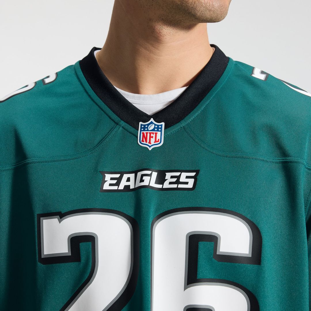 Men's Philadelphia Eagles Saquon Barkley White