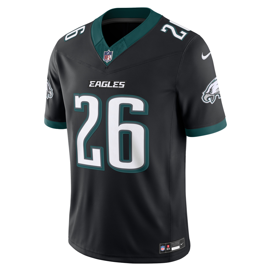 Men's Philadelphia Eagles Saquon Barkley Kelly Green Alternate Vapor F.U.S.E. Stitched