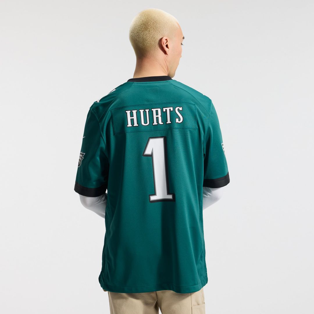 Men's Philadelphia Eagles Jalen Hurts Black Alternate