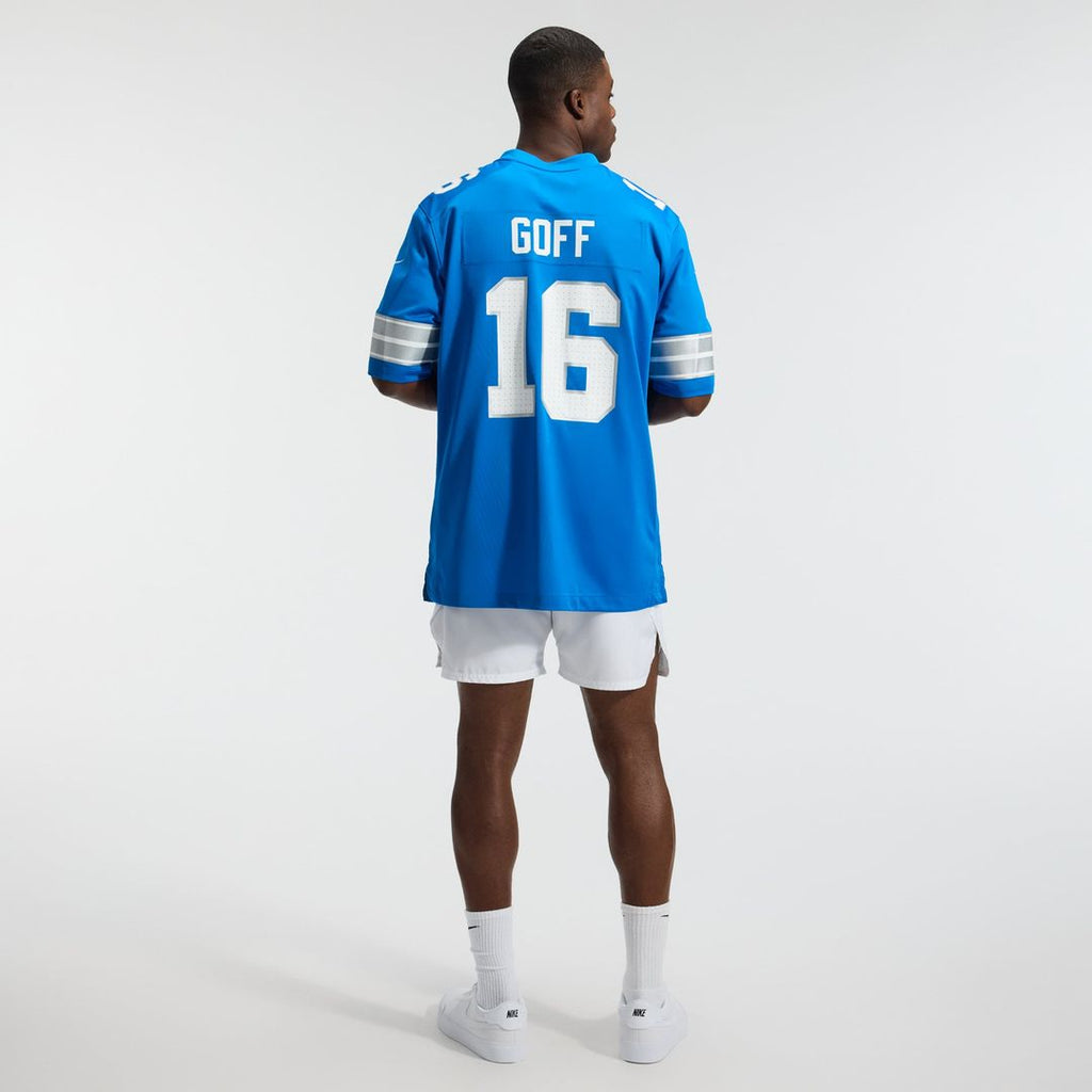 Men's Detroit Lions Jared Goff Black 2nd Alternate