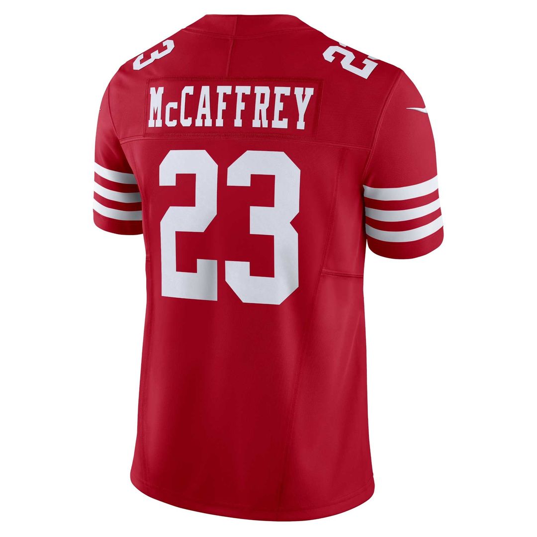 Men's San Francisco 49ers Christian McCaffrey White Vapor F.U.S.E. Limited 2nd Alternate Jersey