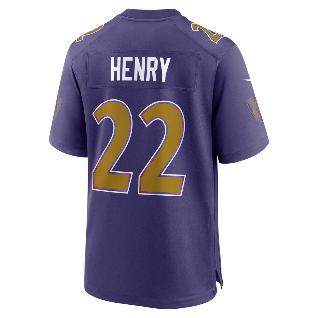 Men's Baltimore Ravens Derrick Henry Purple Alternate