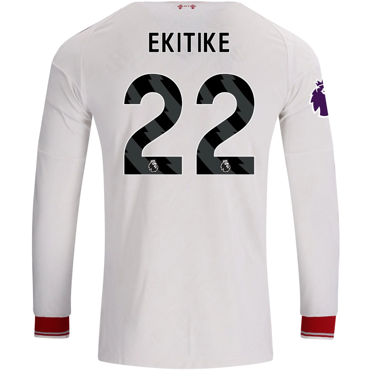 Men's Authentic Ekitike Liverpool Long Sleeve Away Jersey 26/27