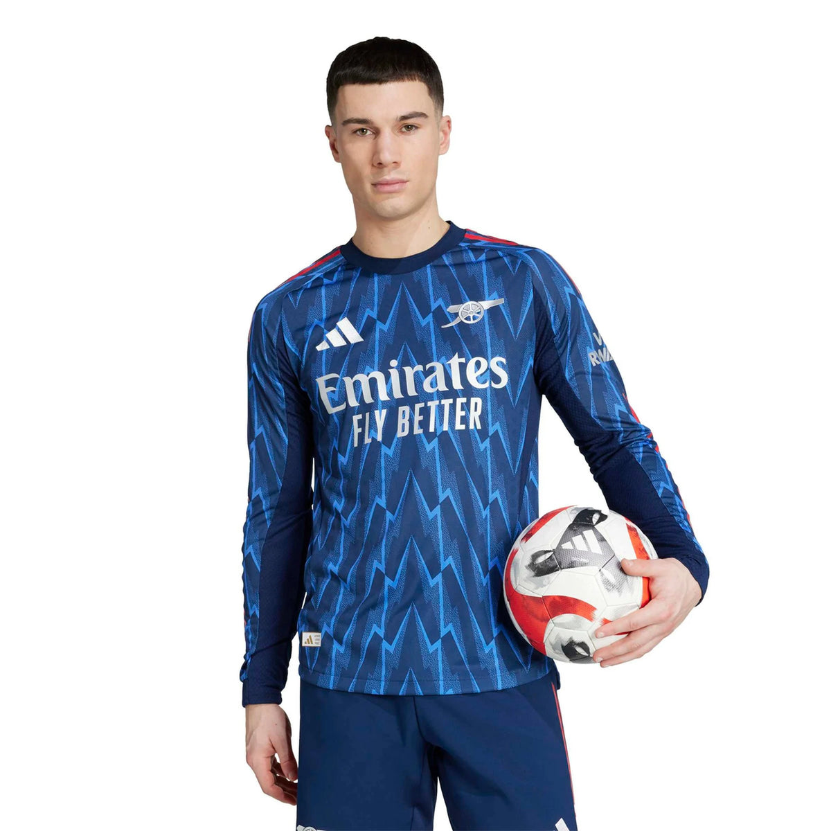 Men's Authentic Arsenal Long Sleeve Away Jersey 25/26