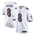 Men's Baltimore Ravens Lamar Jackson White