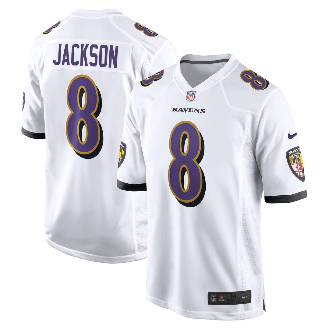 Men's Baltimore Ravens Lamar Jackson Black Alternate