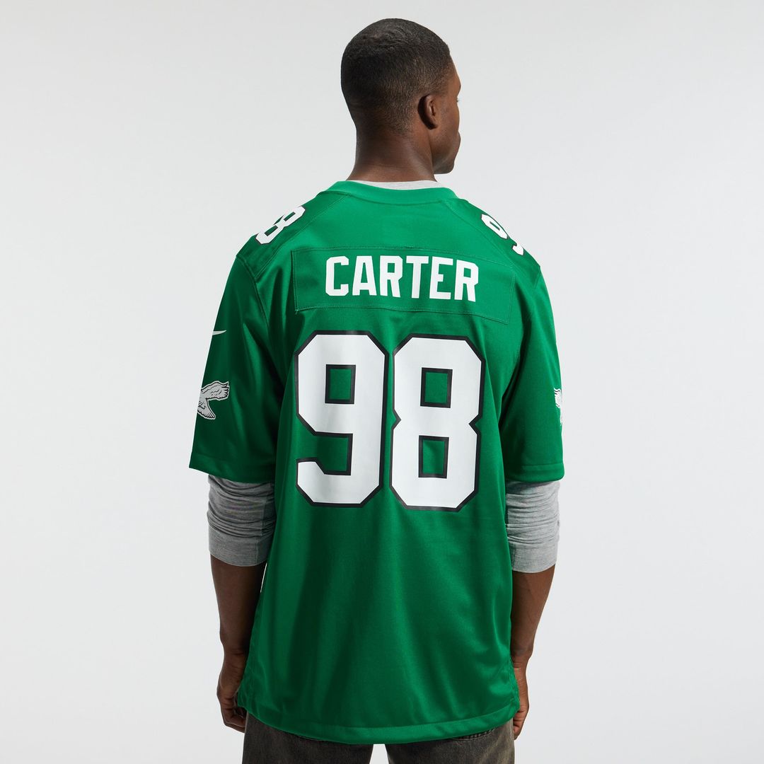 Men's Philadelphia Eagles Jalen Carter Midnight Green Team