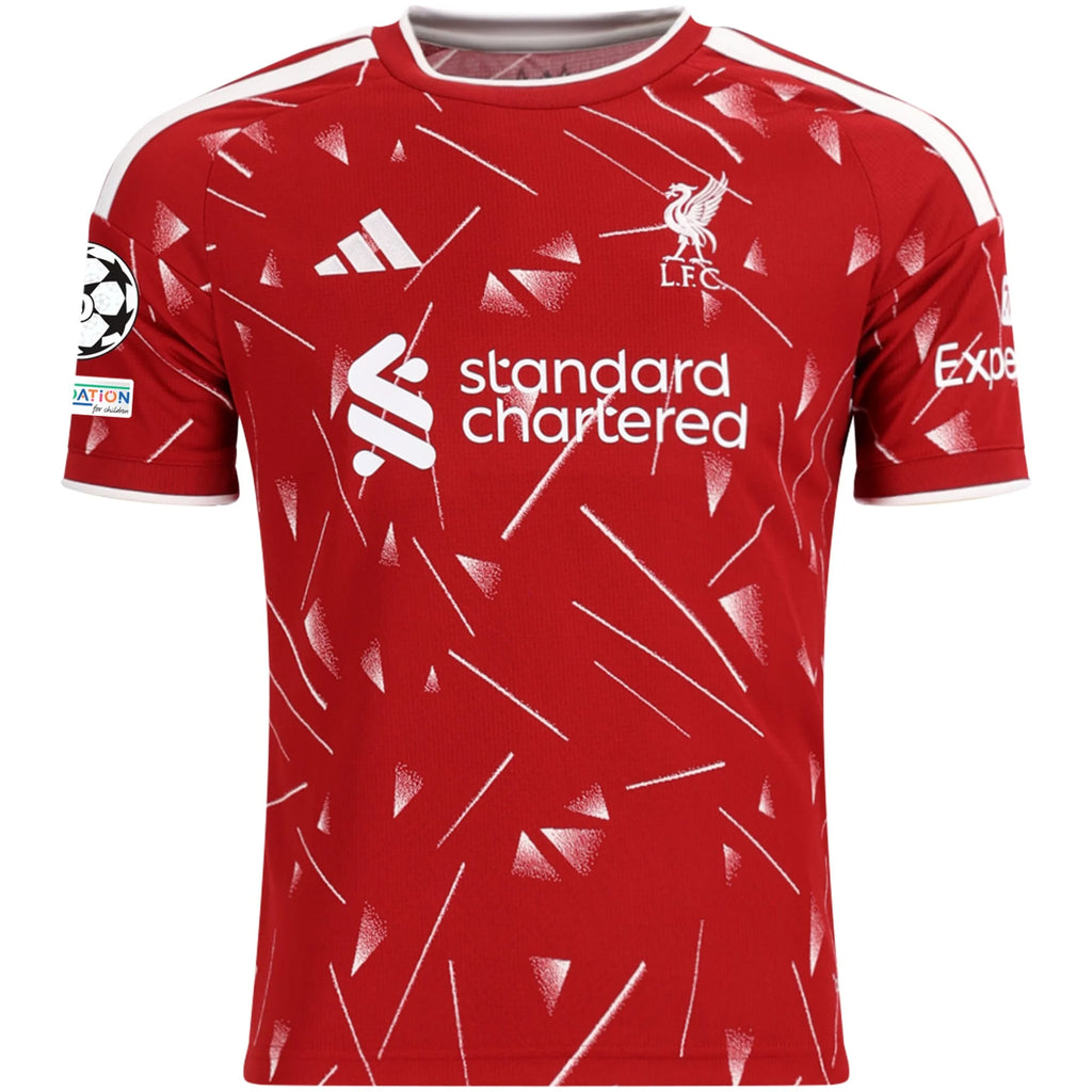 Kid's Replica Liverpool Home Jersey 26/27 UCL