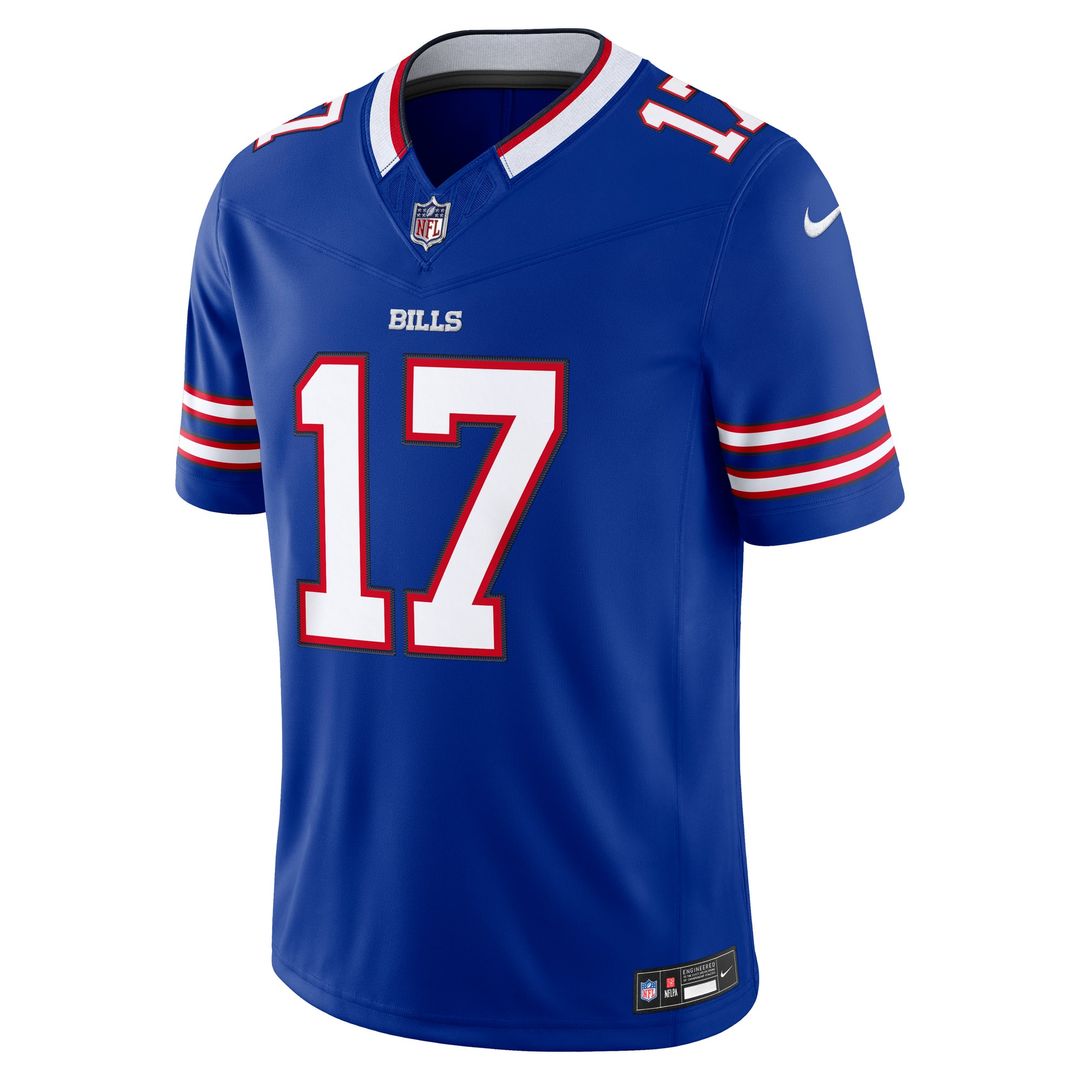 Men's Buffalo Bills Josh Allen Gray Nickel City Vapor F.U.S.E. Stitched
