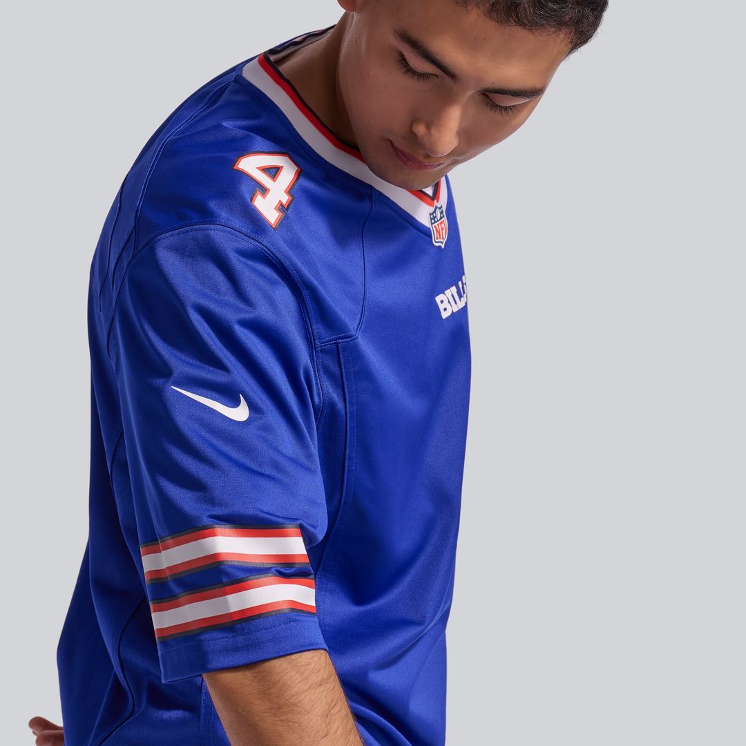 Men's Buffalo Bills James Cook III Gray Nickel City