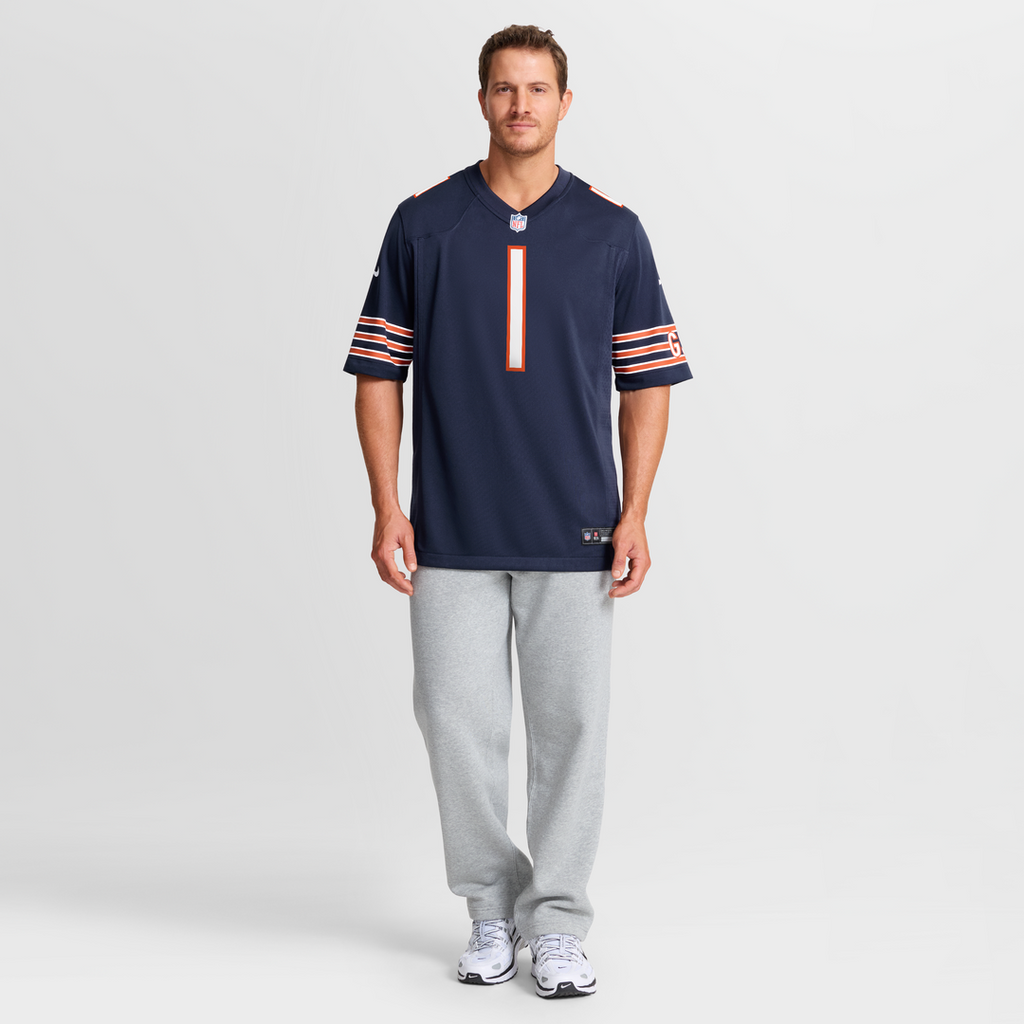 Men's Chicago Bears Number 1 Dad Navy