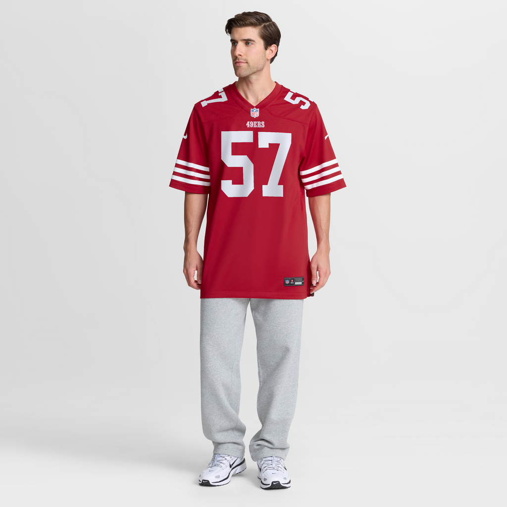 Men's San Francisco 49ers Luke Gifford Scarlet Team