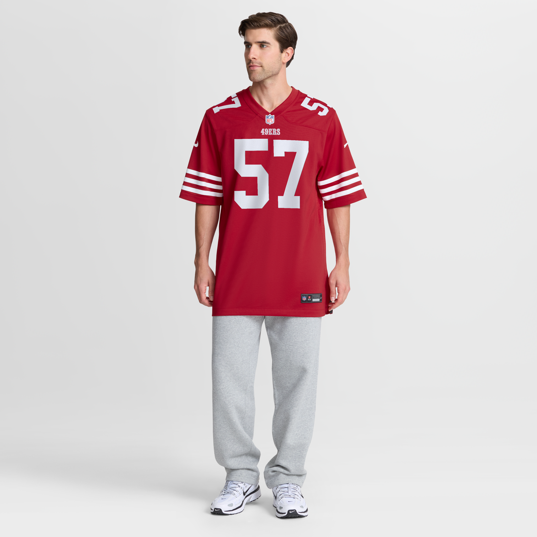 Men's San Francisco 49ers Luke Gifford Scarlet Team