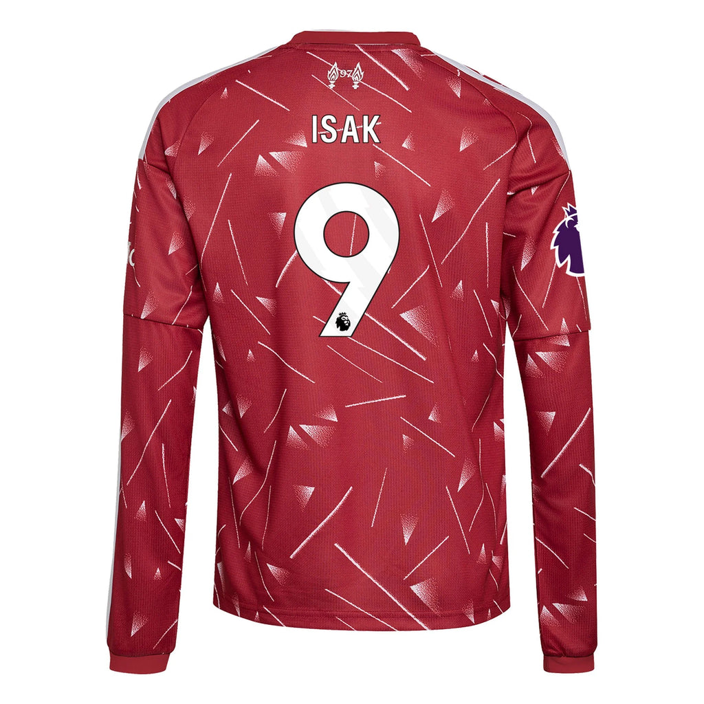 Kid's Replica Isak Liverpool Long Sleeve Home Jersey 26/27