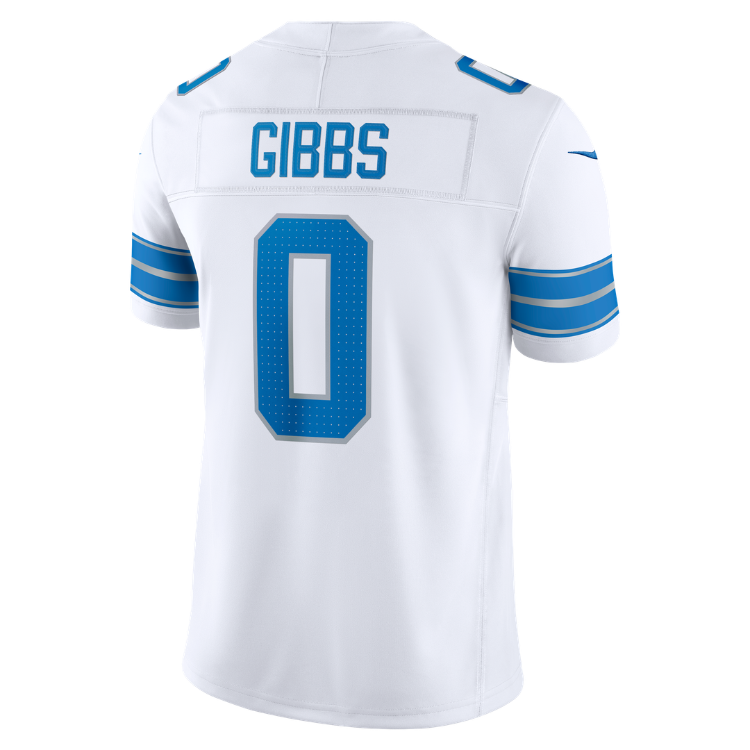 Men's Detroit Lions Jahmyr Gibbs Black Alternate Vapor F.U.S.E. Stitched