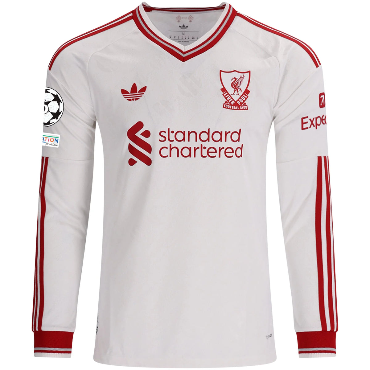 Men's Authentic Liverpool Long Sleeve Away Jersey 26/27 UCL