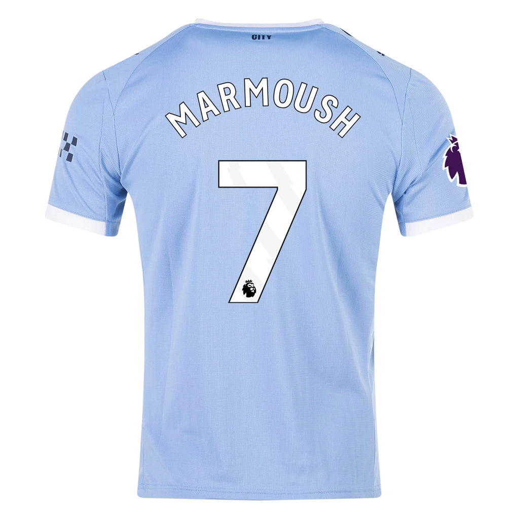 Men's Replica Marmoush Manchester City Home Jersey 25/26