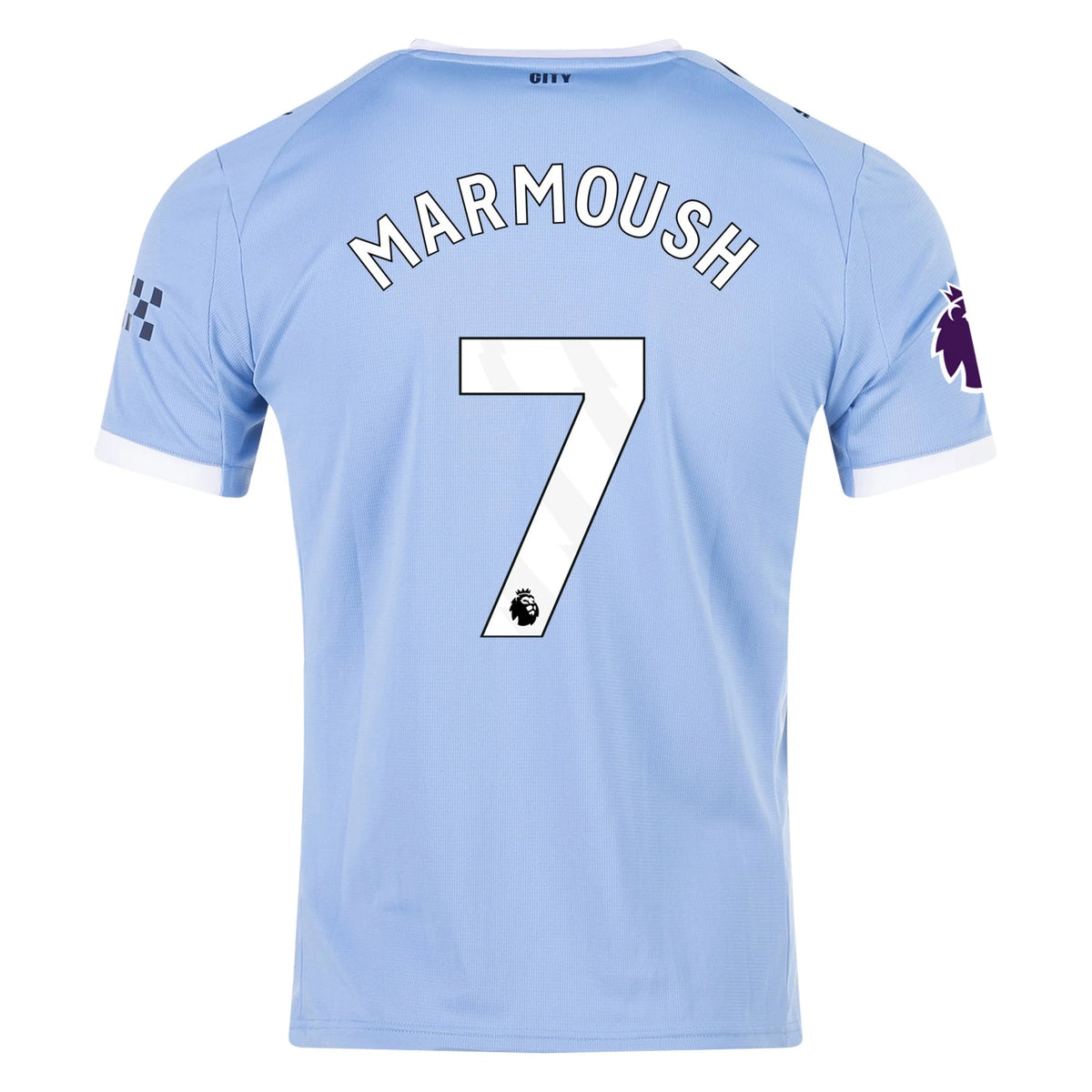 Men's Replica Marmoush Manchester City Home Jersey 25/26