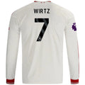 Men's Replica Wirtz Liverpool Long Sleeve Away Jersey 26/27