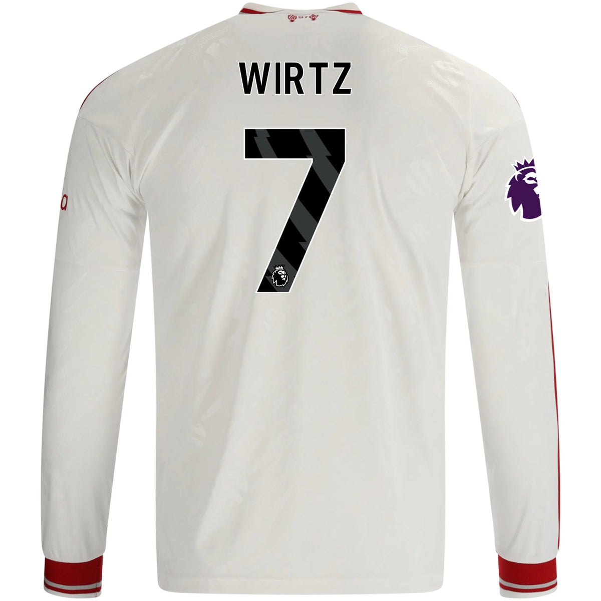 Men's Replica Wirtz Liverpool Long Sleeve Away Jersey 26/27