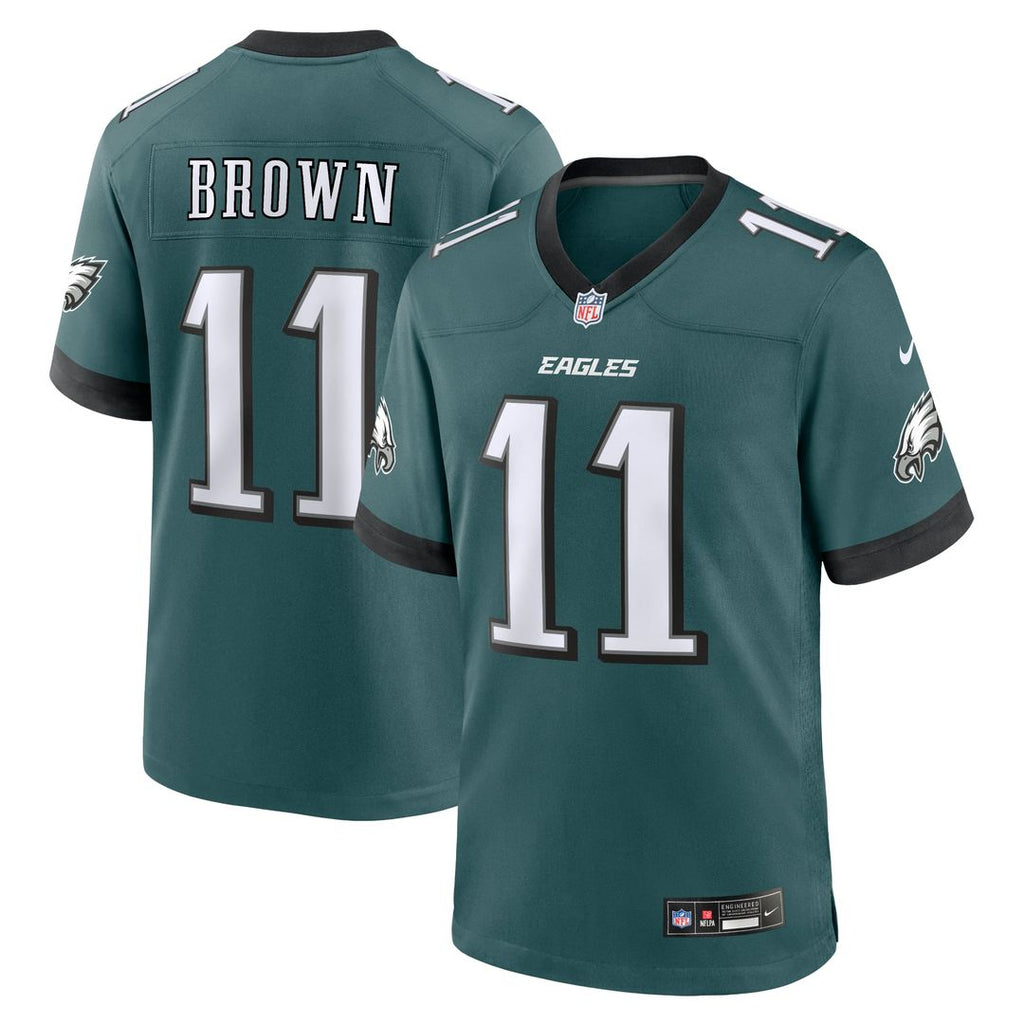 Men's Philadelphia Eagles A.J. Brown Midnight Green Team