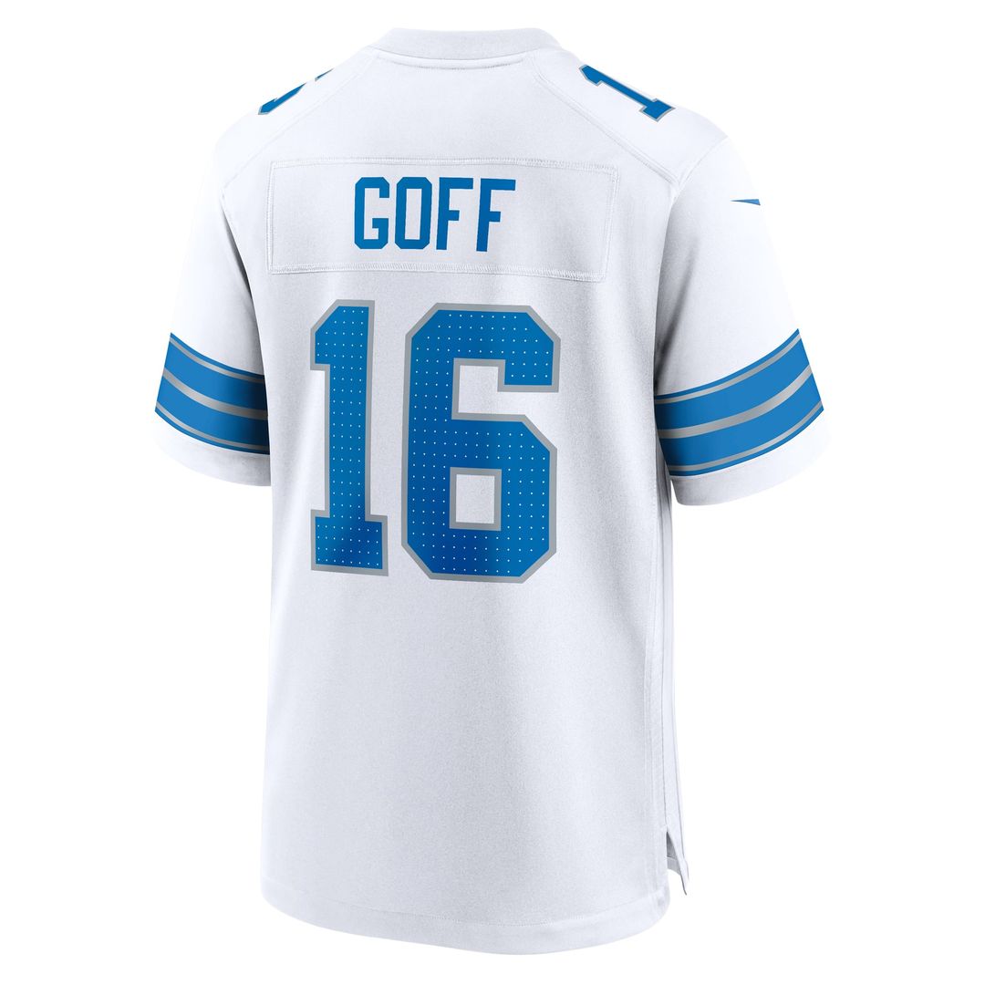 Men's Detroit Lions Jared Goff Black 2nd Alternate