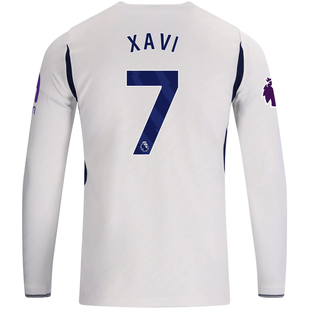 Men's Replica Xavi Tottenham Hotspur Long Sleeve Home Jersey 26/27