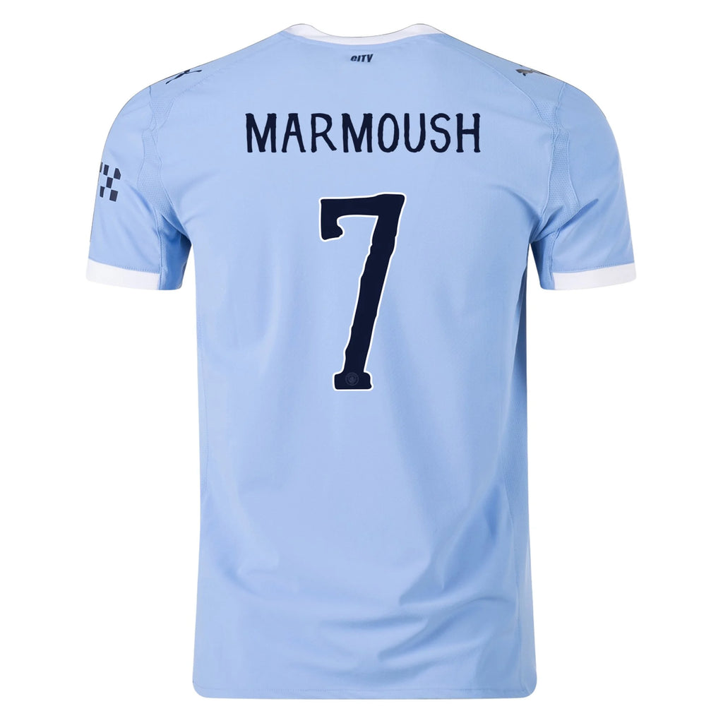 Men's Authentic Marmoush Manchester City Home Club World Cup Jersey 25/26