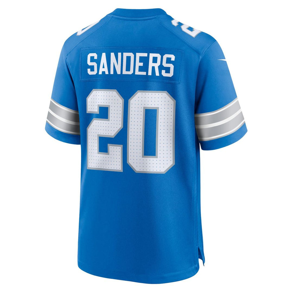Men's Detroit Lions Barry Sanders Blue Retired Player