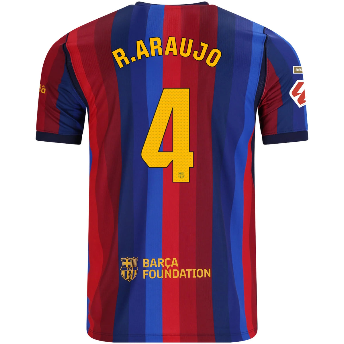 Men's Replica R. Araujo Barcelona Home Jersey 26/27