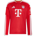 Men's Replica Bayern Munich Long Sleeve Home Jersey 26/27