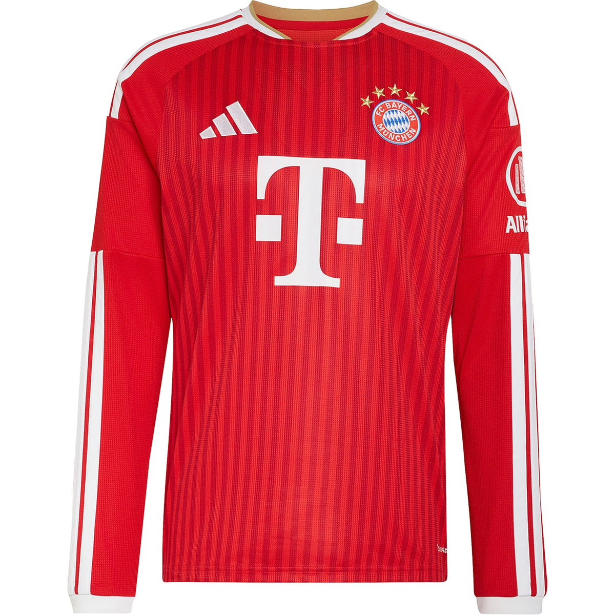 Men's Replica Bayern Munich Long Sleeve Home Jersey 26/27
