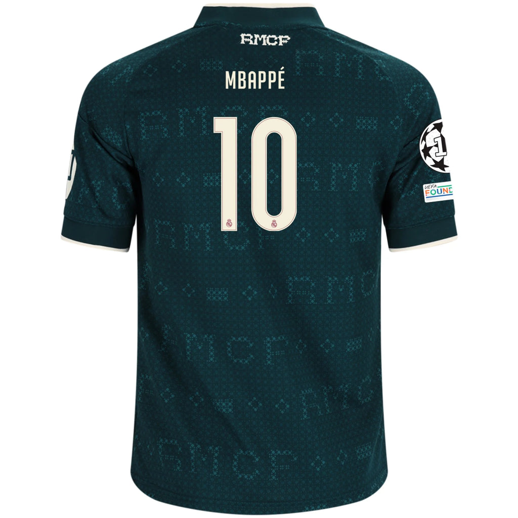 Kid's Replica Mbappe Real Madrid Away Jersey 26/27