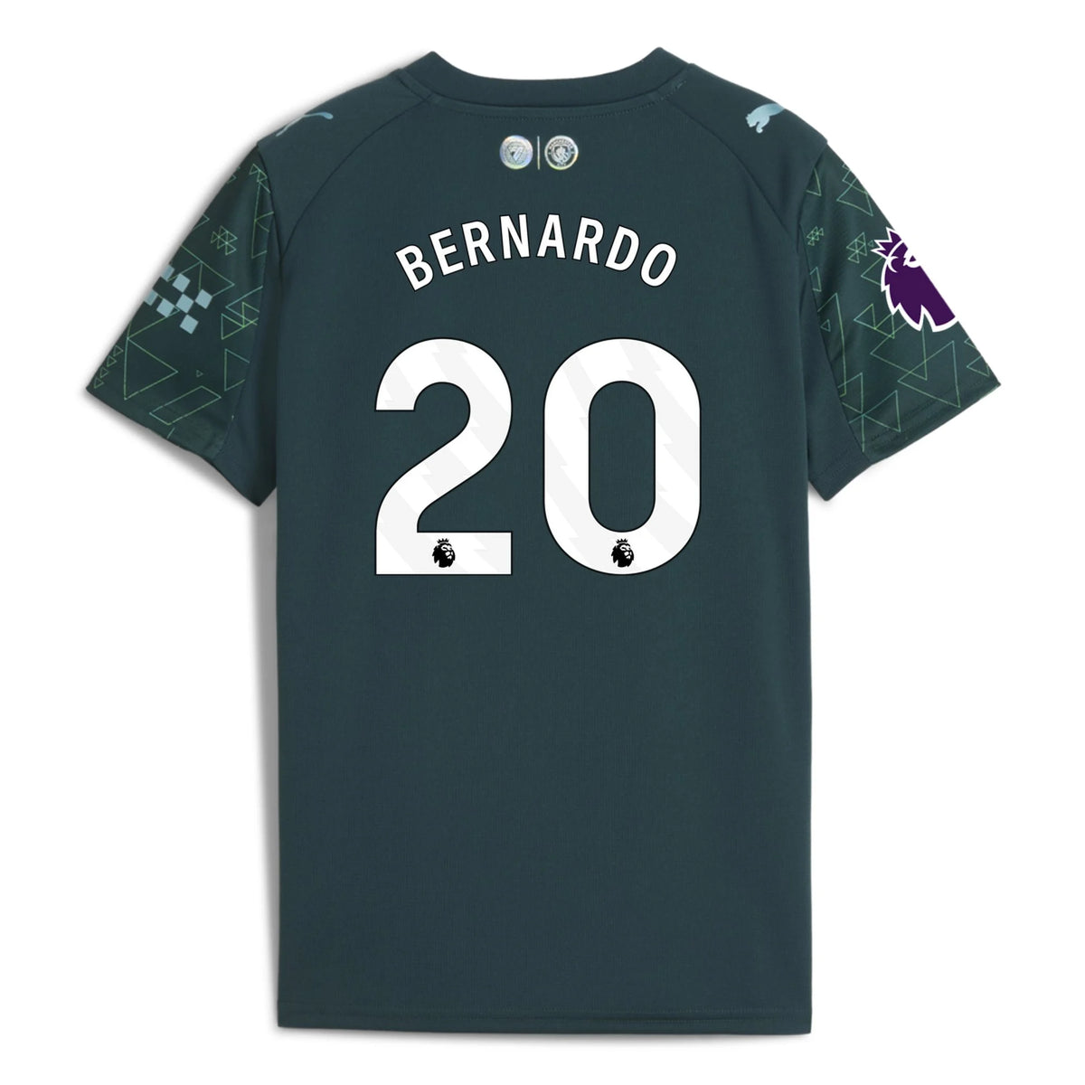 Kid's Replica Bernardo Manchester City Fourth Jersey 25/26