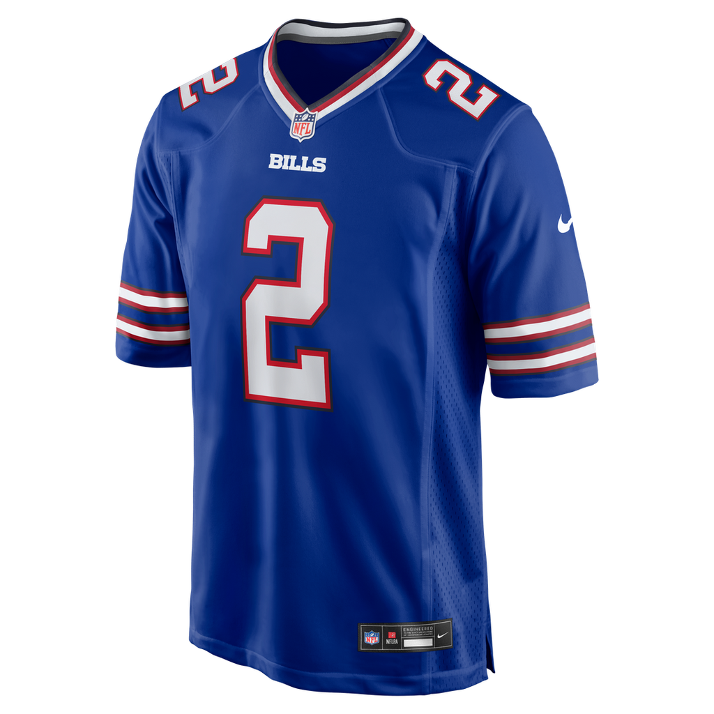 Men's Buffalo Bills Tyler Bass Royal Game Player Jersey