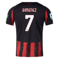 Men's Replica Gimenez AC Milan Home Jersey 25/26