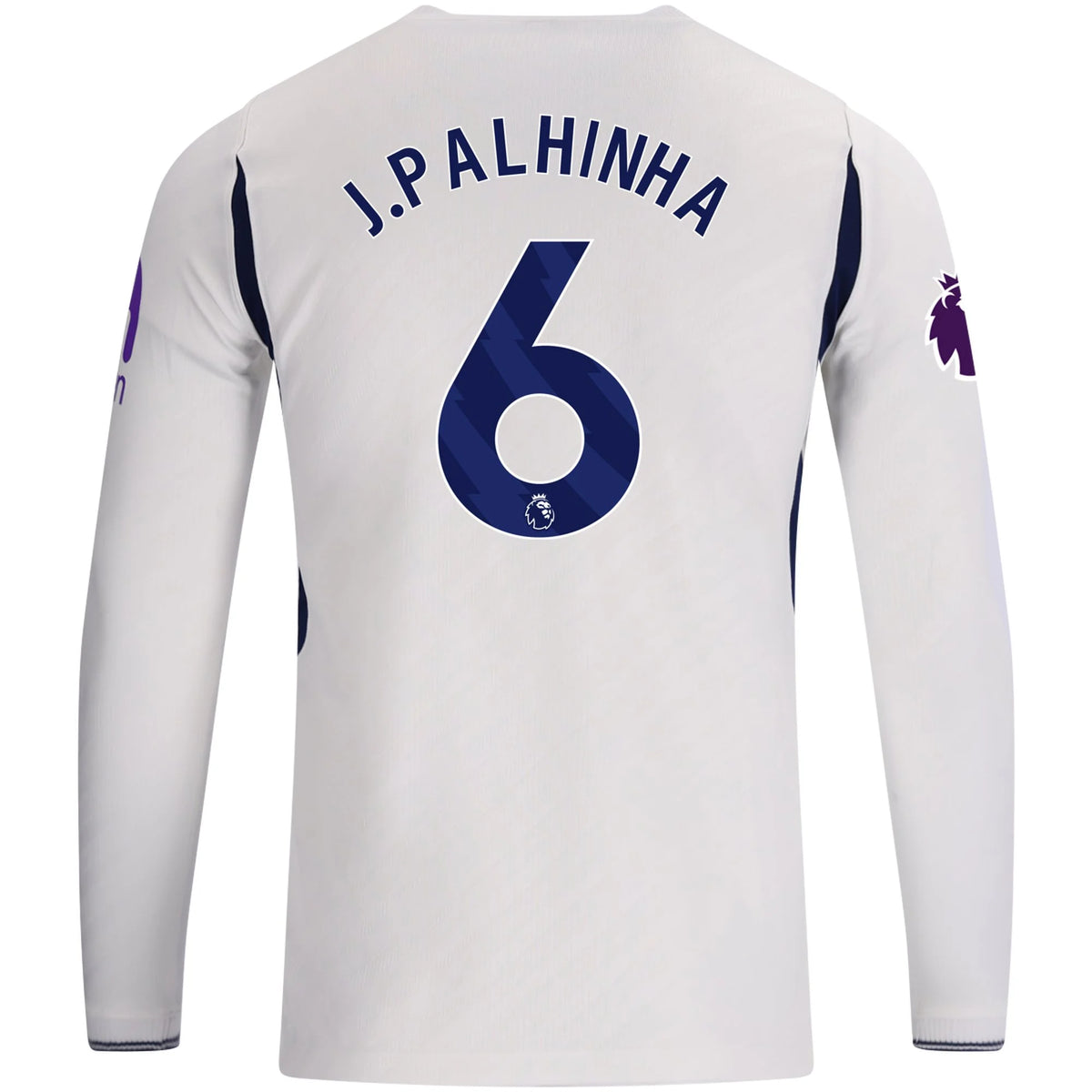 Men's Replica J. Palhinha Tottenham Hotspur Long Sleeve Home Jersey 26/27