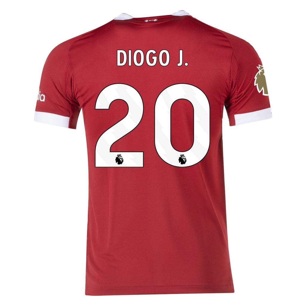 Men's Authentic Diogo J. Liverpool Home Jersey 25/26