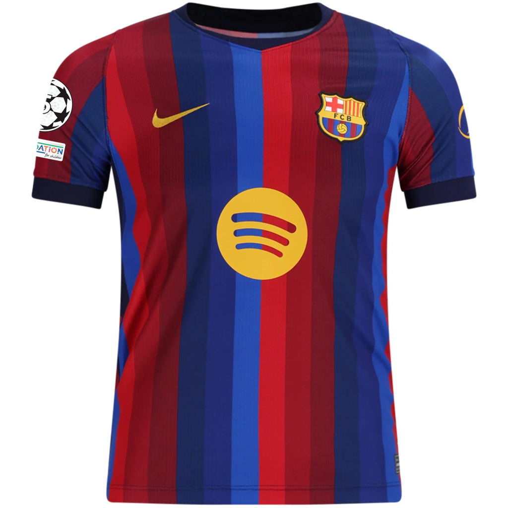 Kid's Replica Pedri Barcelona Home Jersey 26/27 UCL