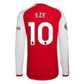 Men's Authentic Eze Arsenal Long Sleeve Home Jersey 26/27