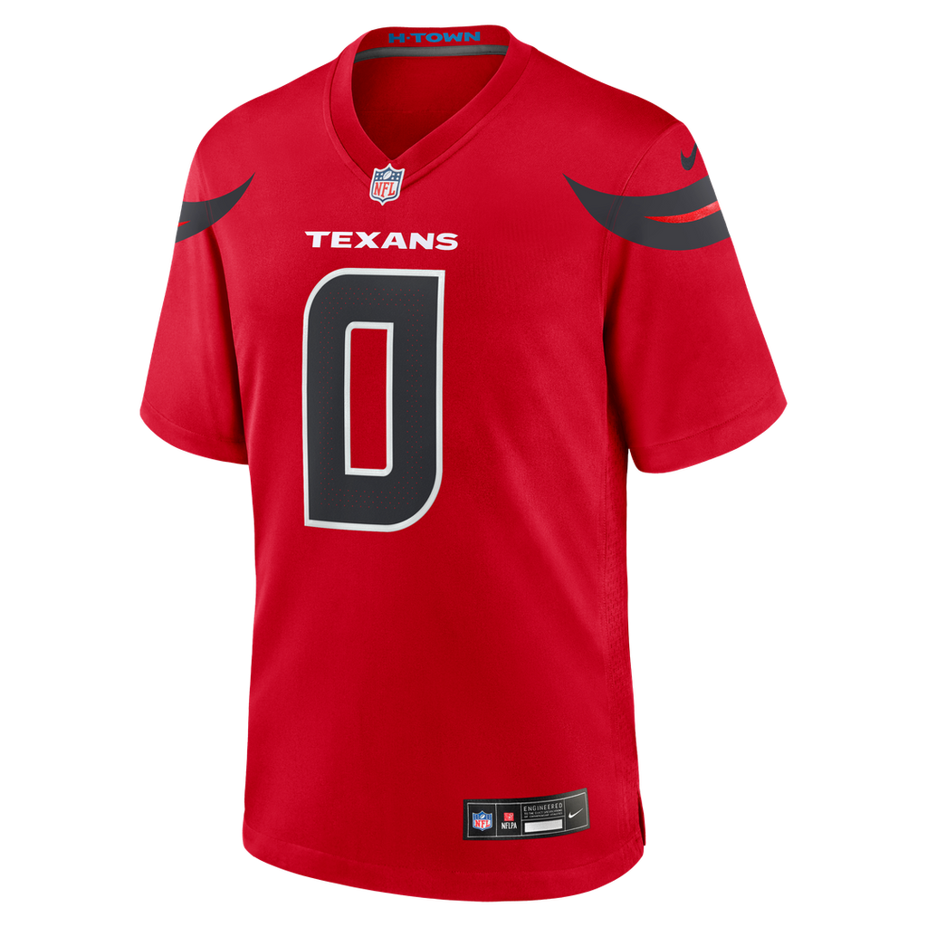 Men's Houston Texans Azeez Al-Shaair Navy Team