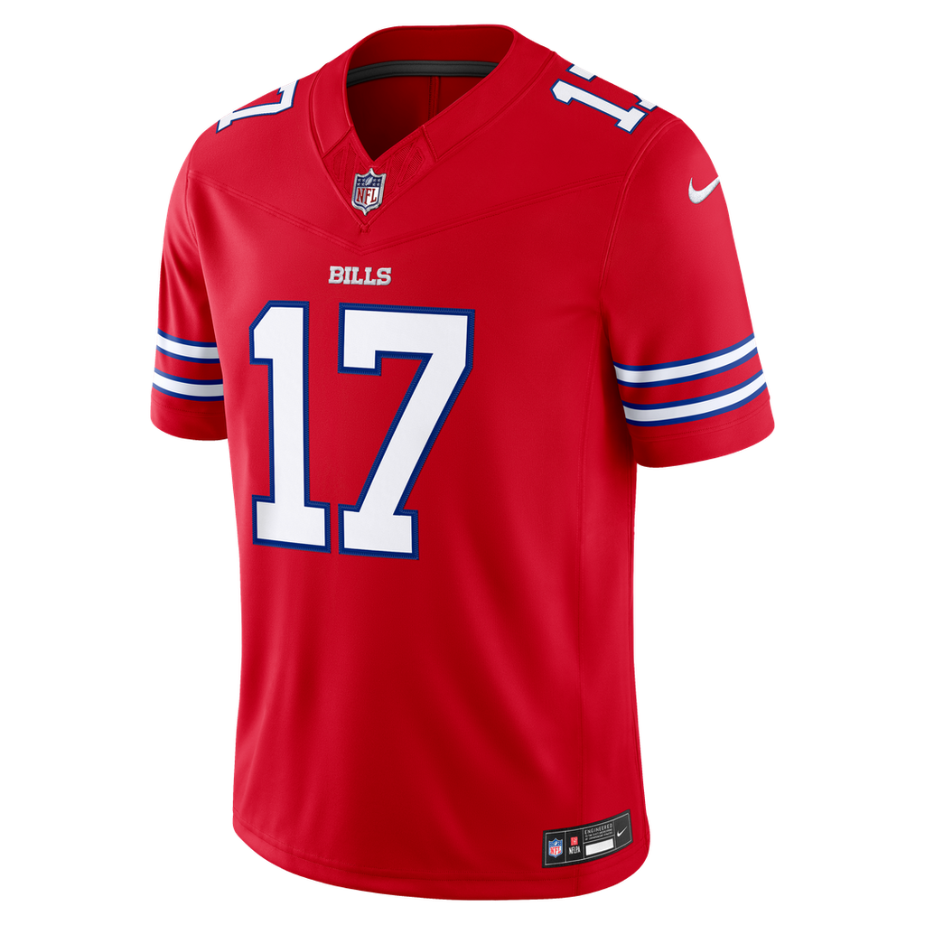 Men's Buffalo Bills Josh Allen Royal Team Vapor F.U.S.E. Stitched