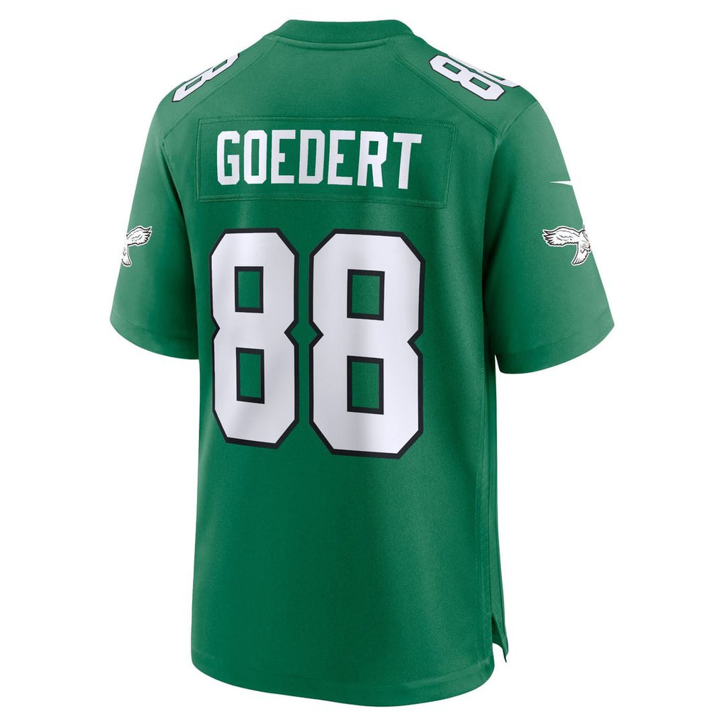 Men's Philadelphia Eagles Dallas Goedert Kelly Green Alternate Game Player Jersey