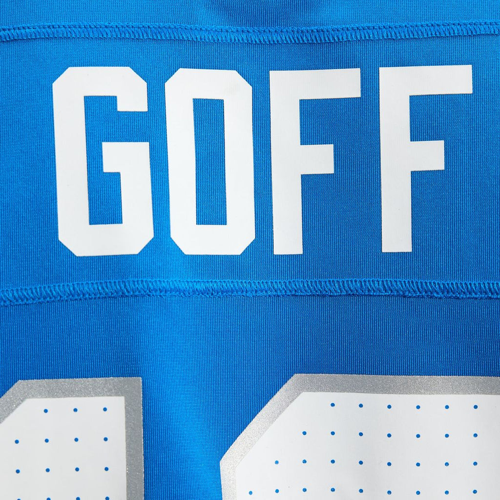 Men's Detroit Lions Jared Goff Blue