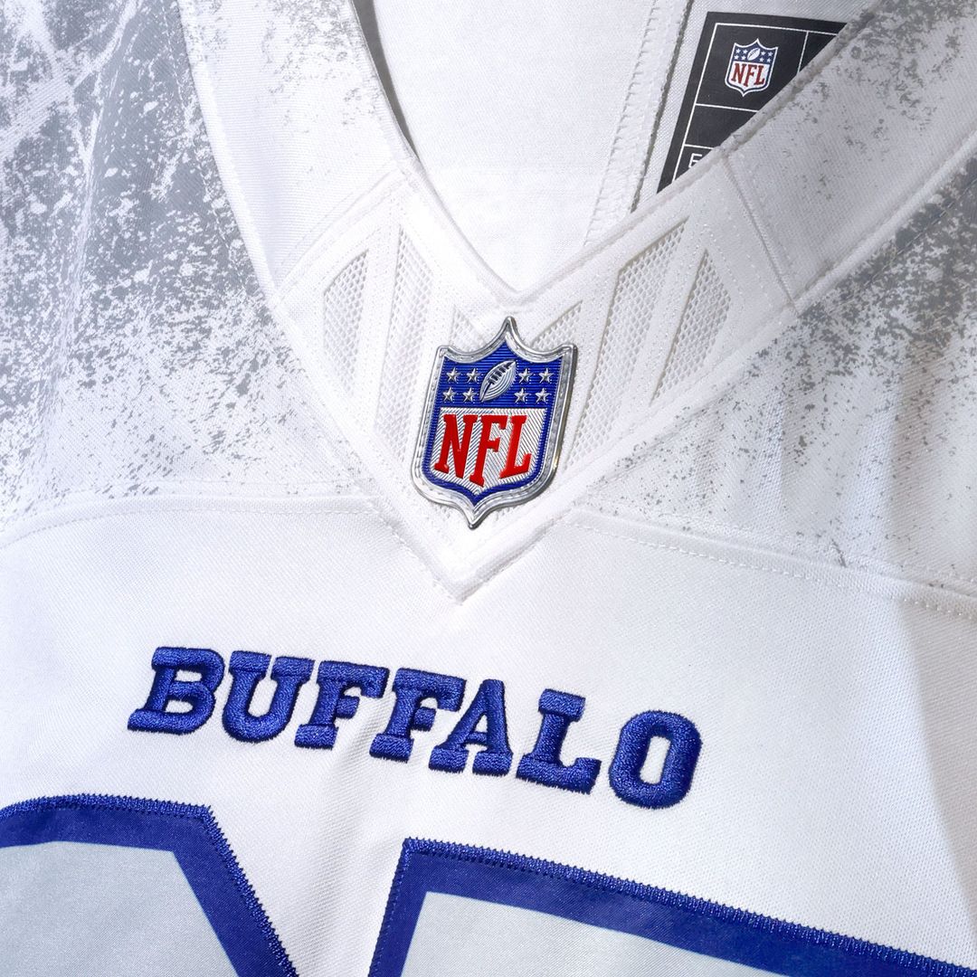 Men's Buffalo Bills Dawson Knox White Rivalries Collection Stitched