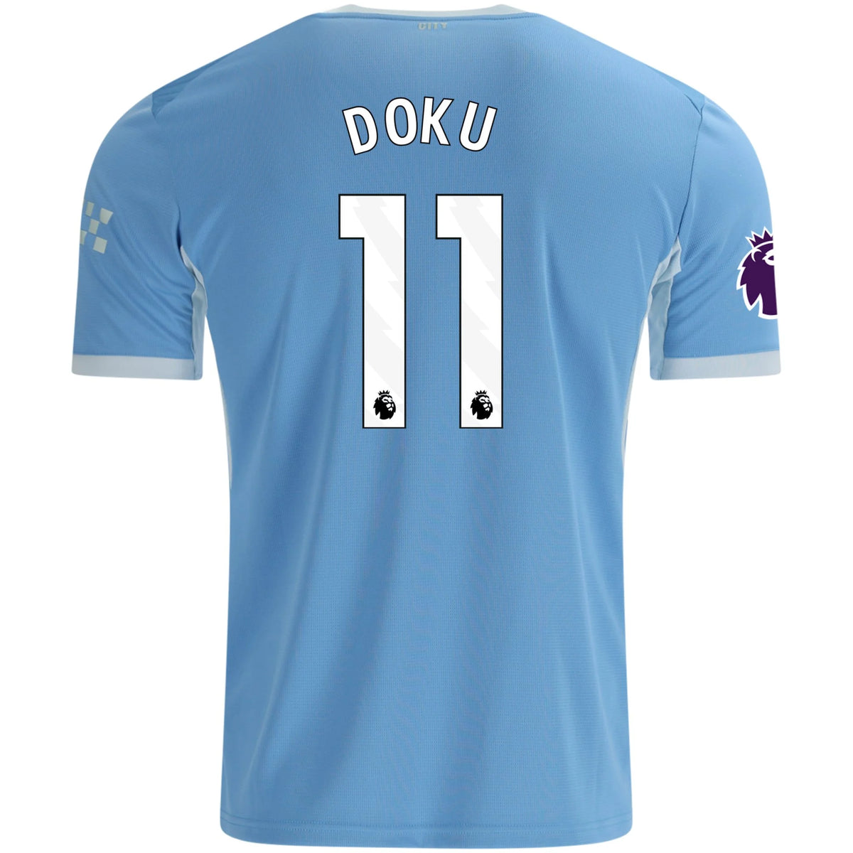 Men's Replica Doku Manchester City Home Jersey 26/27