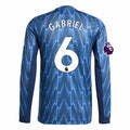 Men's Authentic Gabriel Arsenal Long Sleeve Away Jersey 25/26