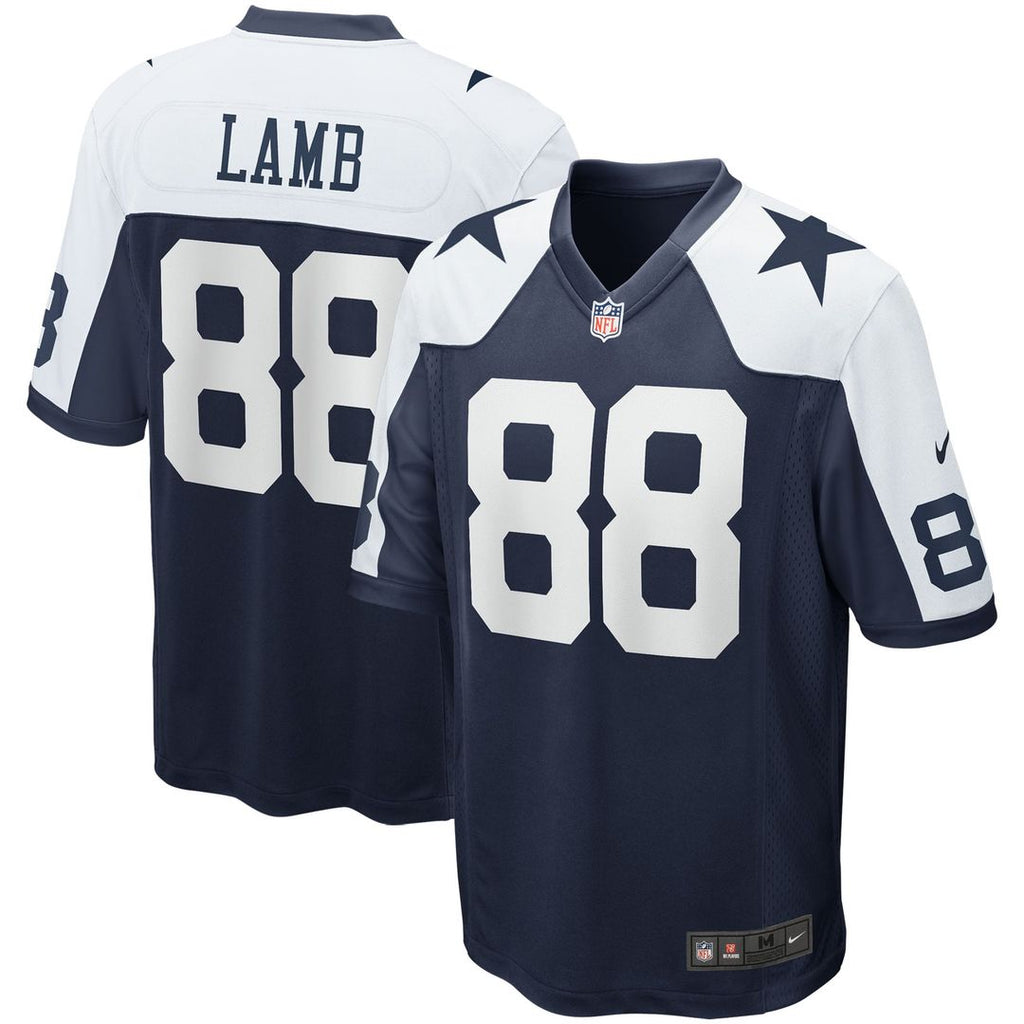 Men's Dallas Cowboys CeeDee Lamb White Alternate Game Team Jersey